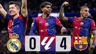 Real Madrid vs Barcelona 04 El Clasico La Liga 202425  MATCH REVIEW [upl. by Tharp]