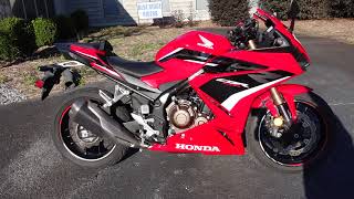 2023 Honda CBR500R with stock exhaust [upl. by Shanahan]