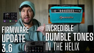 This is INCREDIBLE  The Helix gets a DUMBLE sort of  Grammatico GSG100 Firmware 36 [upl. by Sihunn]