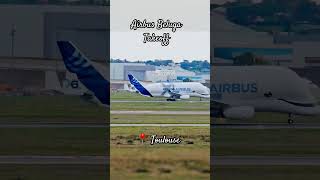 The Flight of Beluga takeoff from Toulouse Blagnac airport airbus beluga belugaxl aviation tls [upl. by Watson]