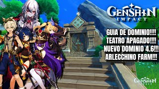 GUIA DE DOMINIO quotTEATRO APAGADOquot NUEVO DOMINIO 46  Genshin Impact 46 [upl. by Akimak889]