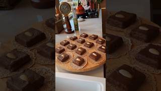 بسبوسة مغطسة بالشوكولا 🍫 chocolate coated basbousa abirzkitchen cooking [upl. by Whiting]