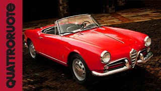 Alfa Romeo Giulietta Spider 1955 Test Drive [upl. by Harrell]