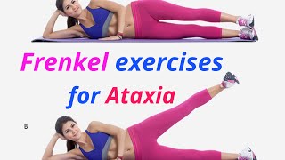 Frenkel Exercises for Ataxia Patients  Physiotherapy  Dr Najid [upl. by Millford]