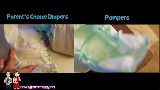 Product Review Parents Choice Diapers vs Expensive Name Brands [upl. by Ecraep]