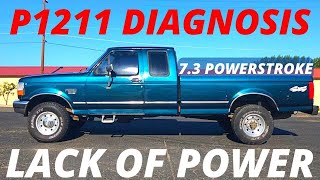 P1211 Code Diagnosis 73 Powerstroke [upl. by Bekaj467]