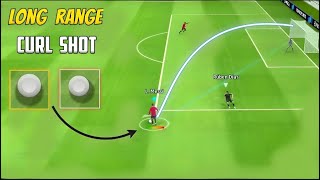 Accurate Long Range Curler Tutorial For efootball 2024 Mobile🔥 Goalzilla [upl. by Etteyniv]