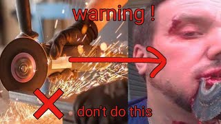 Angle grinder safety tips  how to angle grinder use [upl. by Hussey]