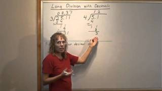 Long division with decimals [upl. by Barret486]