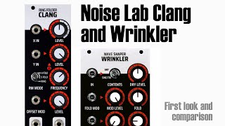 Noise Lab Clank and Wrinkler  first look and comparison [upl. by George]