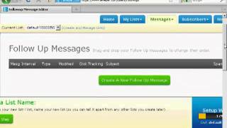 How To Setup An AWeber Autoresponder Account [upl. by Eednil866]