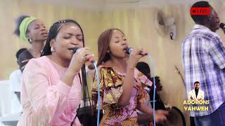 Marjolaine  Sina mwengine  Live quotADORONS YAHWEHquot [upl. by Chelsae]