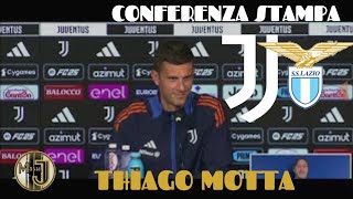 Juventus  Lazio  Conferenza stampa di Thiago Motta  su Adzic e Luiz [upl. by Naoma]