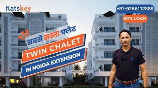 Ambesten Twin Chalet  सबसे सस्ता फ्लैट  Builder Flat  Affordable Flats in Greater Noida West [upl. by Dnallor]