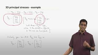 Lecture 43 Principal stresses and directions in 3D Example  Structural Mechanics [upl. by Aihtniroc868]