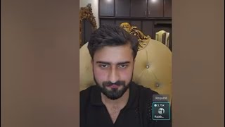 Haider shah TikTok live with Rajab butt  haidershah rajabfamily [upl. by Ycrem149]