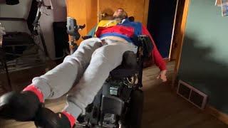 Quadriplegic dealing with Extremely BAD Spasms after Spinal Cord Injury [upl. by Erlandson]