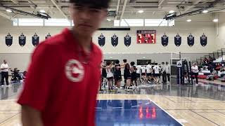 Sanger vs Justin Garza  JV Boys Volleyball [upl. by Adnerb]