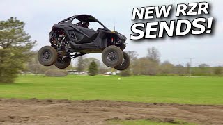 CHEAP QUAD update RZR Pro R vs Maverick X3 BIG JUMPS [upl. by Hunley594]