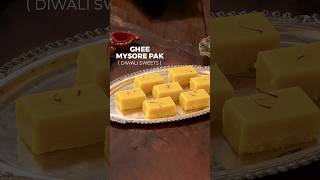 Mysore Pak Recipe  Indian Sweets  Diwali Sweets shorts gheemysorepak diwalirecipes [upl. by Vanthe]