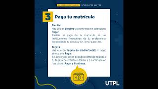 Proceso de matrícula UTPL para estudiantes nuevos  Modalidad a distancia y en línea [upl. by Taddeo]