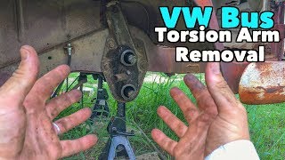 VW Bus  Torsion  Trailing Arms Removal  MicBergsma [upl. by Irtimd]