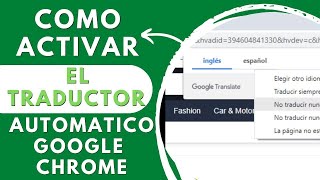 Como ACTIVAR el TRADUCTOR DE GOOGLE CHROME AUTOMATICO 🟢 [upl. by Youngman850]