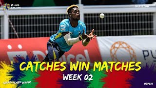 Catches Win Matches  Week 2  CPL 2021 [upl. by Vasiliu576]