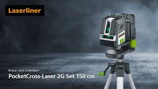 Kreuz und Linienlaser  Innovation  PocketCrossLaser 2G Set 150 cm  036713A [upl. by Guyon461]