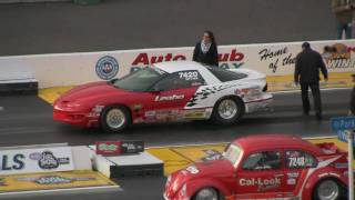 2011 NHRA Winternationals Super Stock Session 2 Part 1 [upl. by Llenyaj]