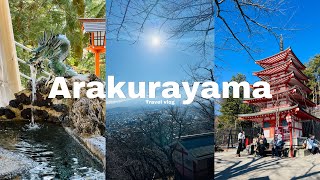 Arakurayama Sengen Park yamanashi  one day trip  silent vlog  stay with zandi [upl. by Cogan]