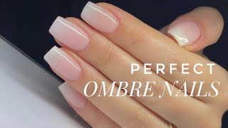 HOW TO EASY PERFECT OMBRE NAILS FOR BEGINNERS  GELX METHOD  QUICK amp STEPBYSTEP [upl. by Ikoek885]