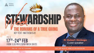 Day 2  Be Thankful  Pr Robert Ombogo  Stewardship week [upl. by Campos]