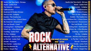 Alternative Rock Of The 90s 2000s️🎤Linkin park Creed AudioSlave Hinder Metallica Evanescence⚡ [upl. by Bergeron]