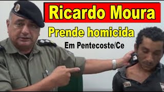 Major Ricardo Moura apresenta homem que matou mulher em Pentecoste [upl. by Nylirret]