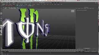 Maya 2013 Using Illustrator Curves in Maya for 3D Logo Conversion Tutorial by Stuart Christensen [upl. by Davenport306]