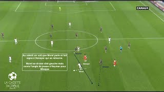 La ligne défensive Lyonnaise vs Kylian Mbappé lors de PSG  OL [upl. by Nira]