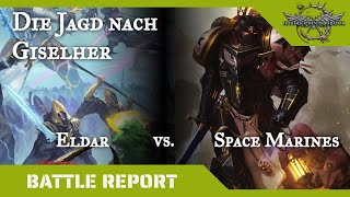 Spielbericht 02 Warhammer 40K 8th Edition Eldar vs Black Templar Die Jagd nach Giselher [upl. by Regen]