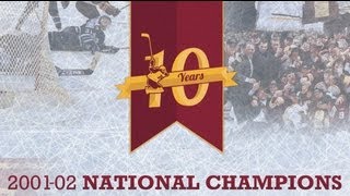 Tribute Video 2002 Gopher Hockey National Champs [upl. by Clova454]