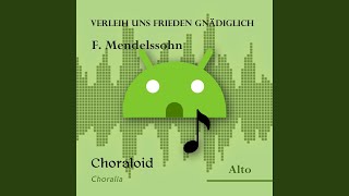 Verleih uns Frieden gnädiglich Alto Emphasised voice and other voices [upl. by Silloh873]