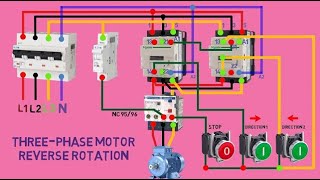 Three phase motor forward and reverse rotation wiring  SRA Electrical [upl. by Wilber242]