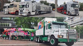 Transport en opbouw kermis Tilburg 2024 Deel 1 [upl. by Riley]