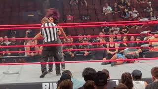 ROH WRESTLING 61723 CHICAGO  Garbage can spot in AthenaKiera Hogan Chicago street fight [upl. by Bary]