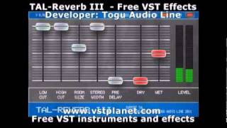 TALReverb III  Free VST effects  vstplanetcom [upl. by Aneleiram381]