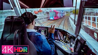 【高雄輕軌】凱旋公園→臺鐵美術館｜4KHDR 杜比視界 Dolby Vision｜Riding Kaohsiung Light Rail｜高雄ライトレール [upl. by Yroj285]