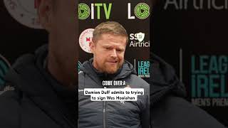 Damien Duff tried to sign Wes Hoolahan for Shelbourne [upl. by Ajoop]