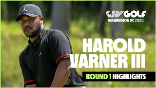 Harold Varner III First Round Highlights  LIV Golf DC [upl. by Gardas]