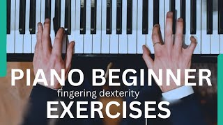 Finger dexterity exercises for Piano Beginners Level 1 [upl. by Amilas]