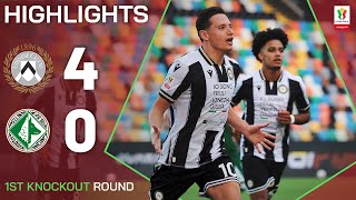 UDINESEAVELLINO 40  HIGHLIGHTS  Udinese cruise to next round  Coppa Italia Frecciarossa 202425 [upl. by Ellord]