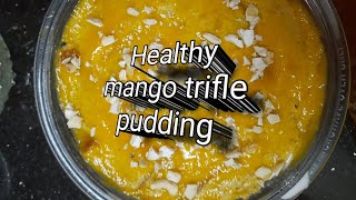 Healthy mango Trifle pudding mango pudding പുഡിങ് muneeranazar7702 [upl. by Meyeroff]